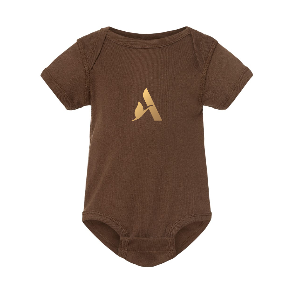 Accor Golden Logo Rabbit Skins Infant Baby Rib Bodysuit