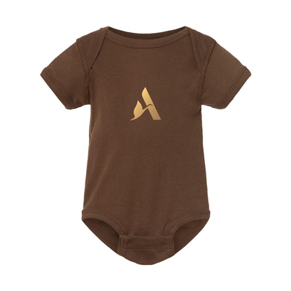 Accor Golden Logo Rabbit Skins Infant Baby Rib Bodysuit