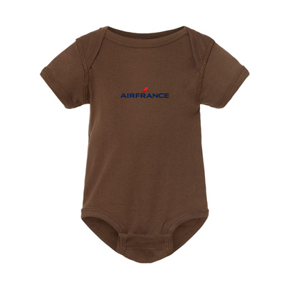 Air France Logo Rabbit Skins Infant Baby Rib Bodysuit