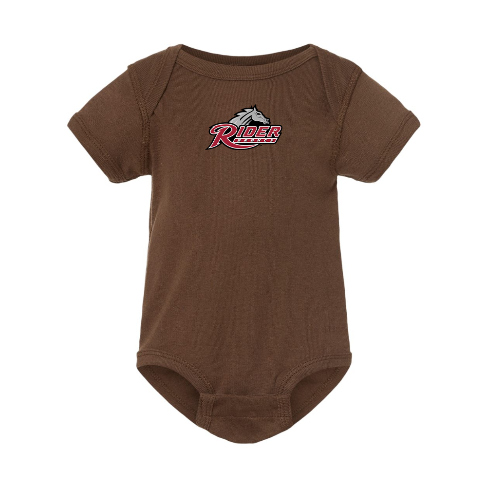 Rider Broncs Logo Rabbit Skins Infant Baby Rib Bodysuit