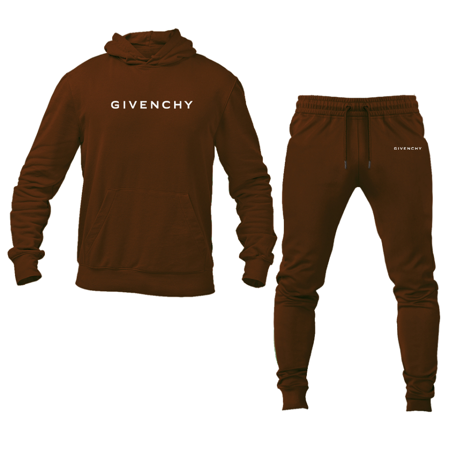 Men's Givenchy Logo Hoodie Joggers Set
