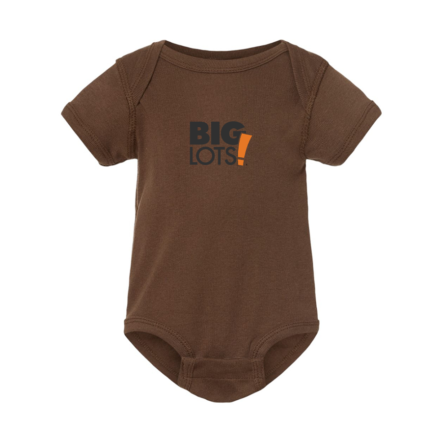 Big Lots Logo Rabbit Skins Infant Baby Rib Bodysuit