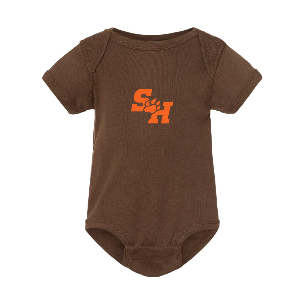 Sam Houston State Bearkats Logo Rabbit Skins Infant Baby Rib Bodysuit