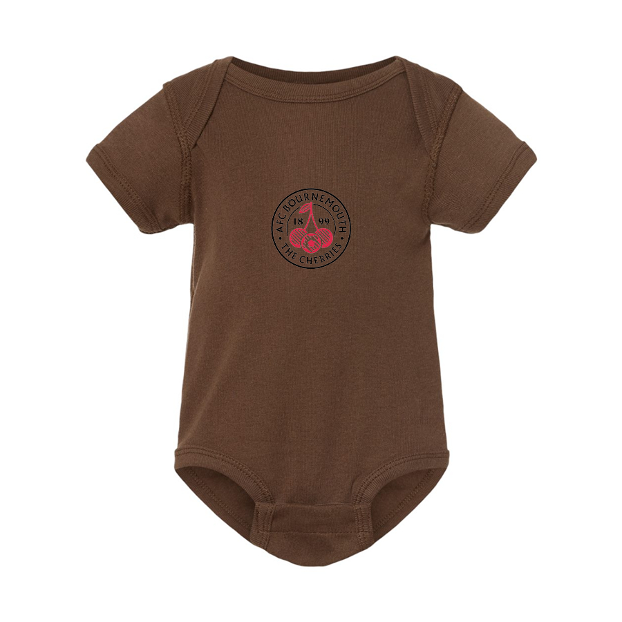 AFC Bournemouth Soccer Logo Rabbit Skins Infant Baby Rib Bodysuit