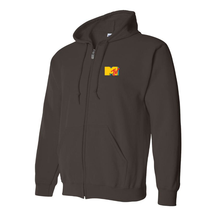 Men's MTV Logo Zipper Hoodie