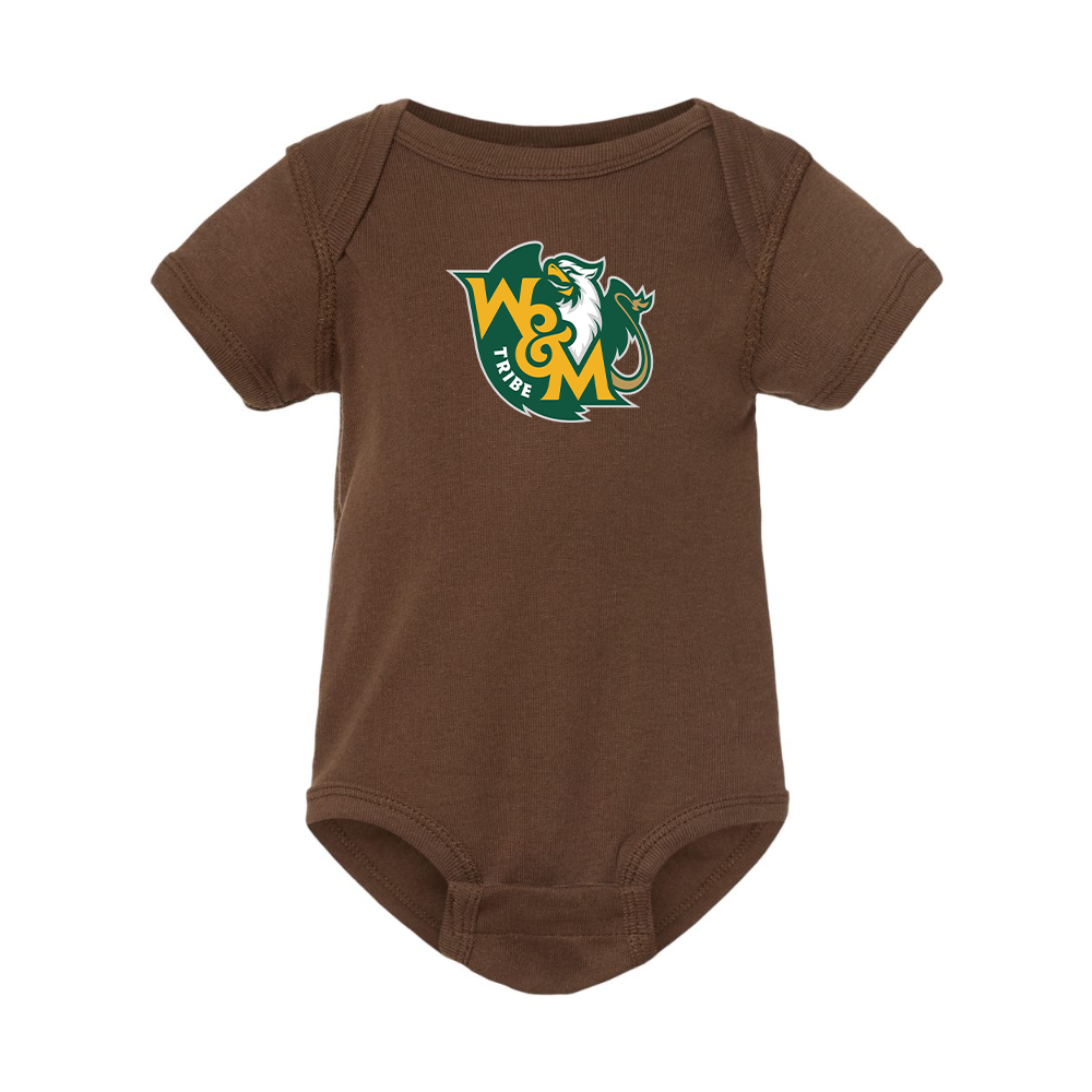 William and Mary Tribe Rabbit Skins Infant Baby Rib Bodysuit