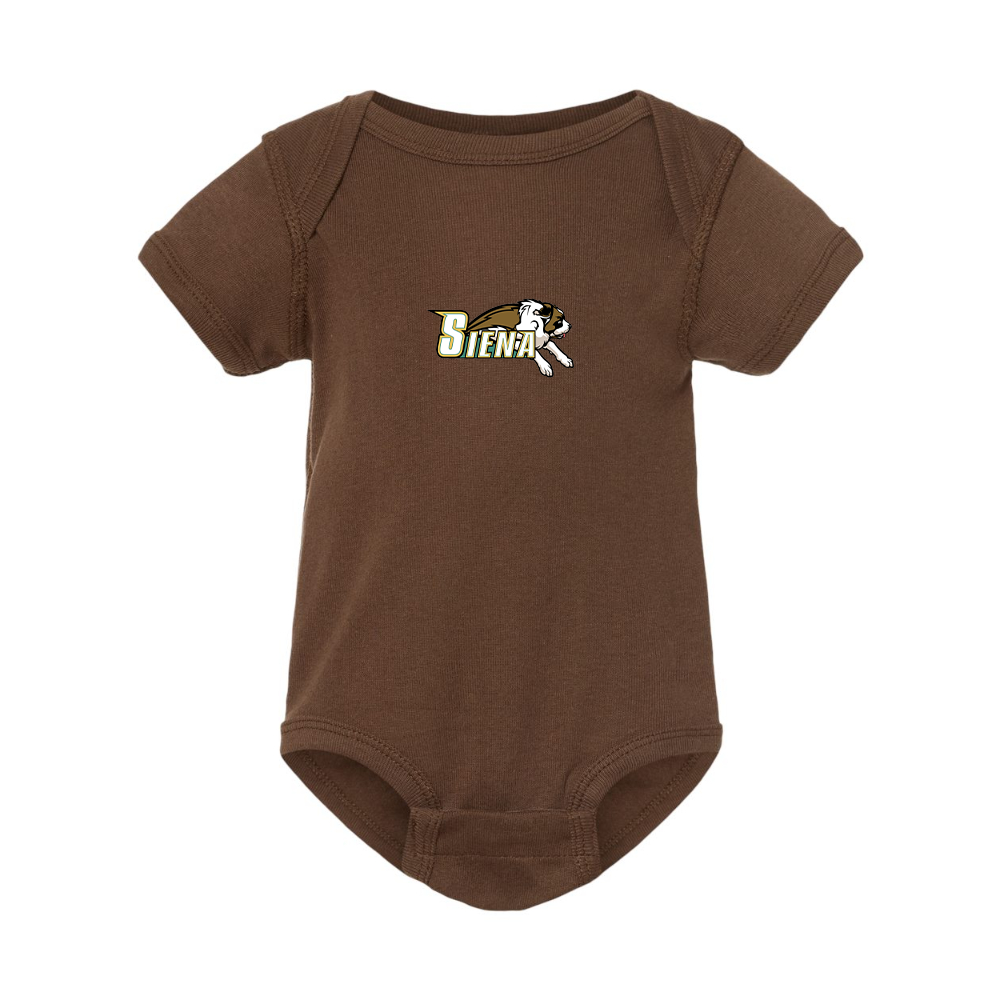 Siena Saints Logo Rabbit Skins Infant Baby Rib Bodysuit
