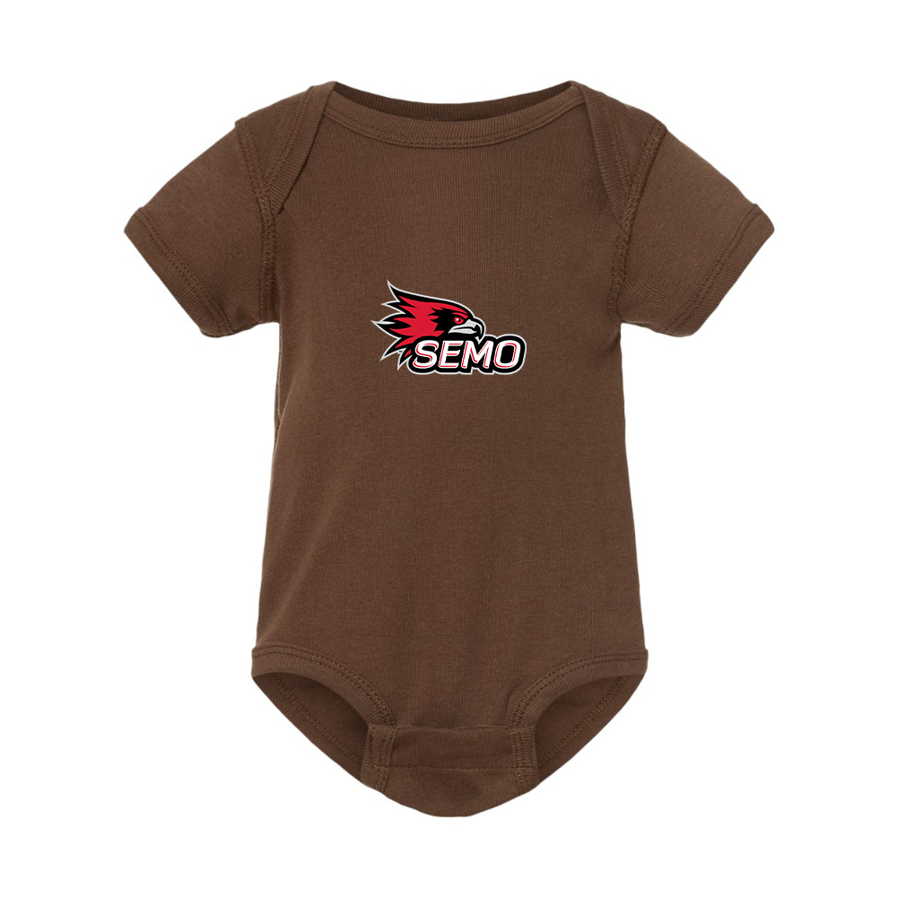 SEMO Redhawks Logo Rabbit Skins Infant Baby Rib Bodysuit