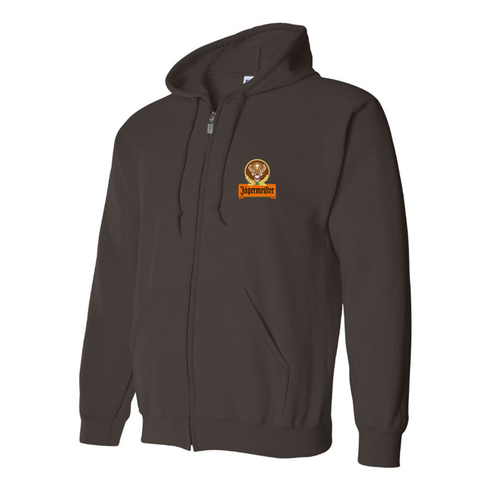 Men's Jagermeister Logo Zipper Hoodie