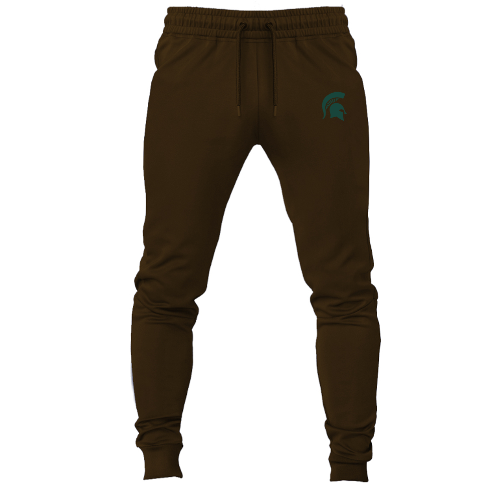 Men's Michigan State Spartans Logo Joggers Sweatpants
