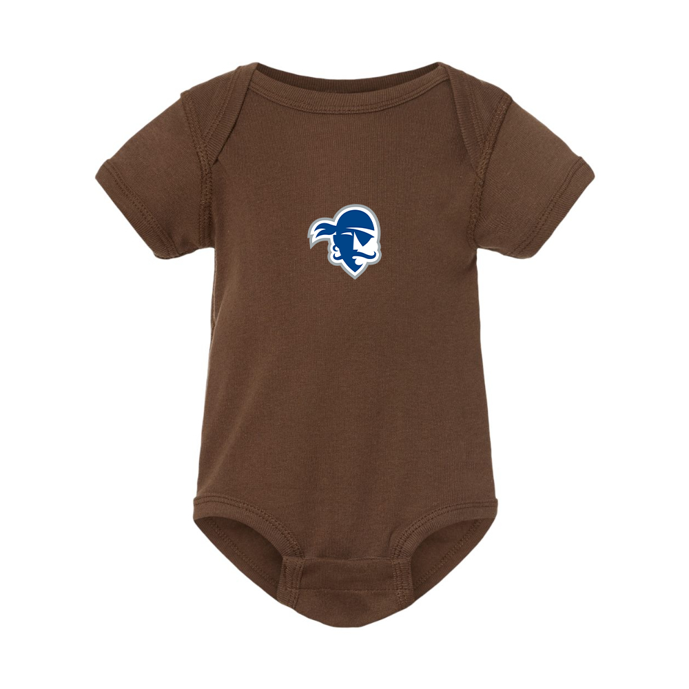 Seton Hall Pirates Logo  Rabbit Skins Infant Baby Rib Bodysuit