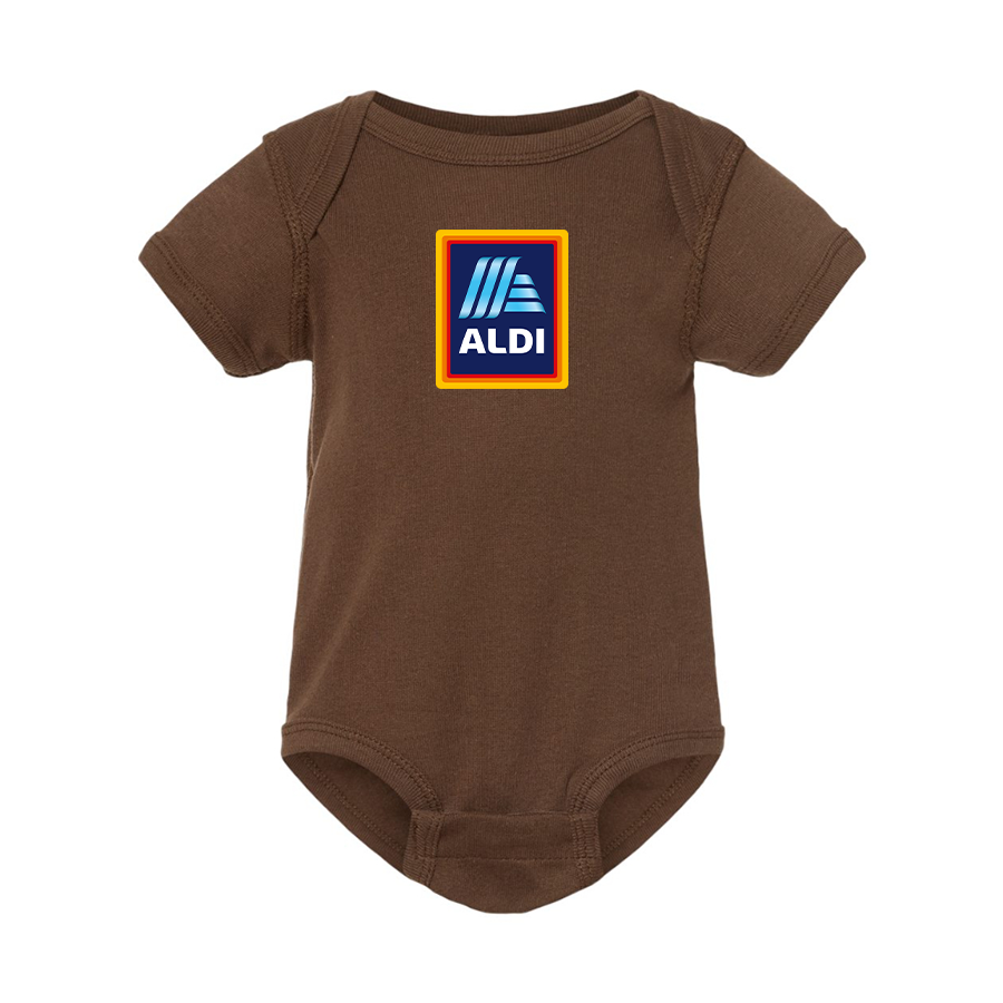 Aldi Logo Rabbit Skins Infant Baby Rib Bodysuit