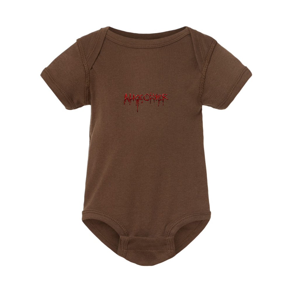 Alice Cooper Logo  Rabbit Skins Infant Baby Rib Bodysuit