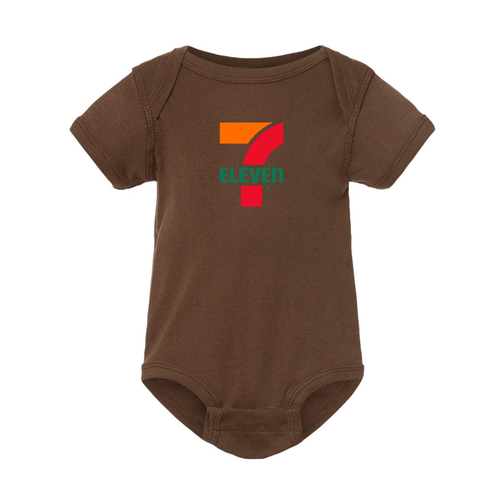 7 Eleven Logo  Rabbit Skins Infant Baby Rib Bodysuit
