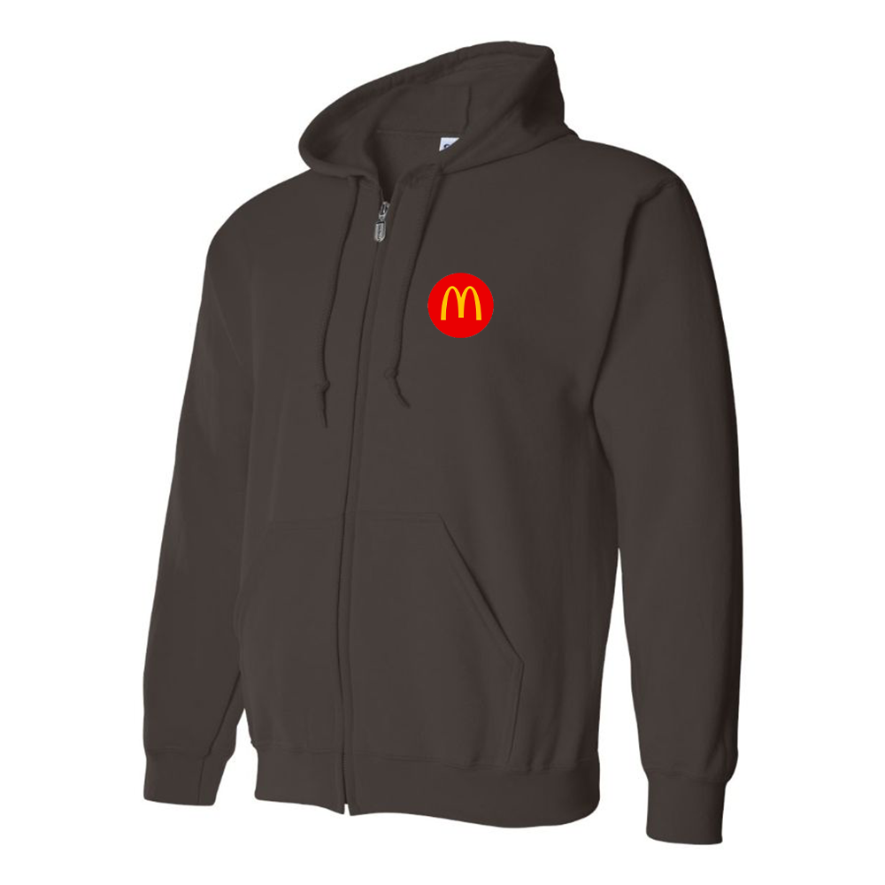Men's McDonalds  Logo Zipper Hoodie