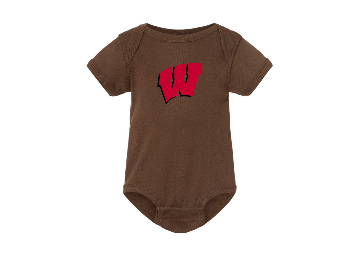 Wisconsin Badgers Rabbit Skins Infant Baby Rib Bodysuit