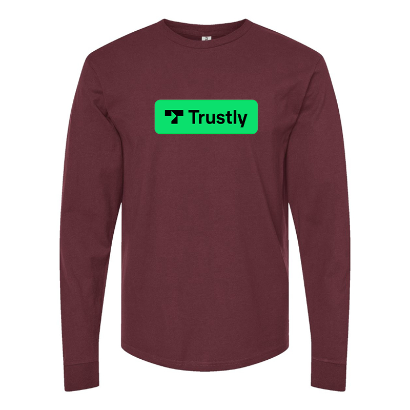Men's Trustly Horizontal Logo Long Sleeve T-Shirt