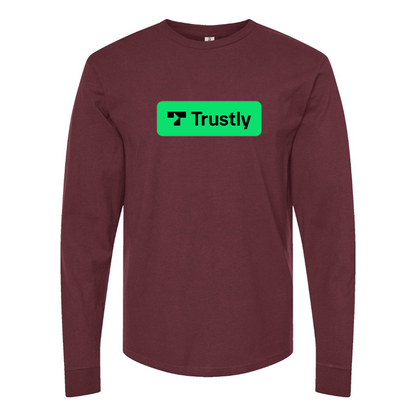 Men's Trustly Horizontal Logo Long Sleeve T-Shirt