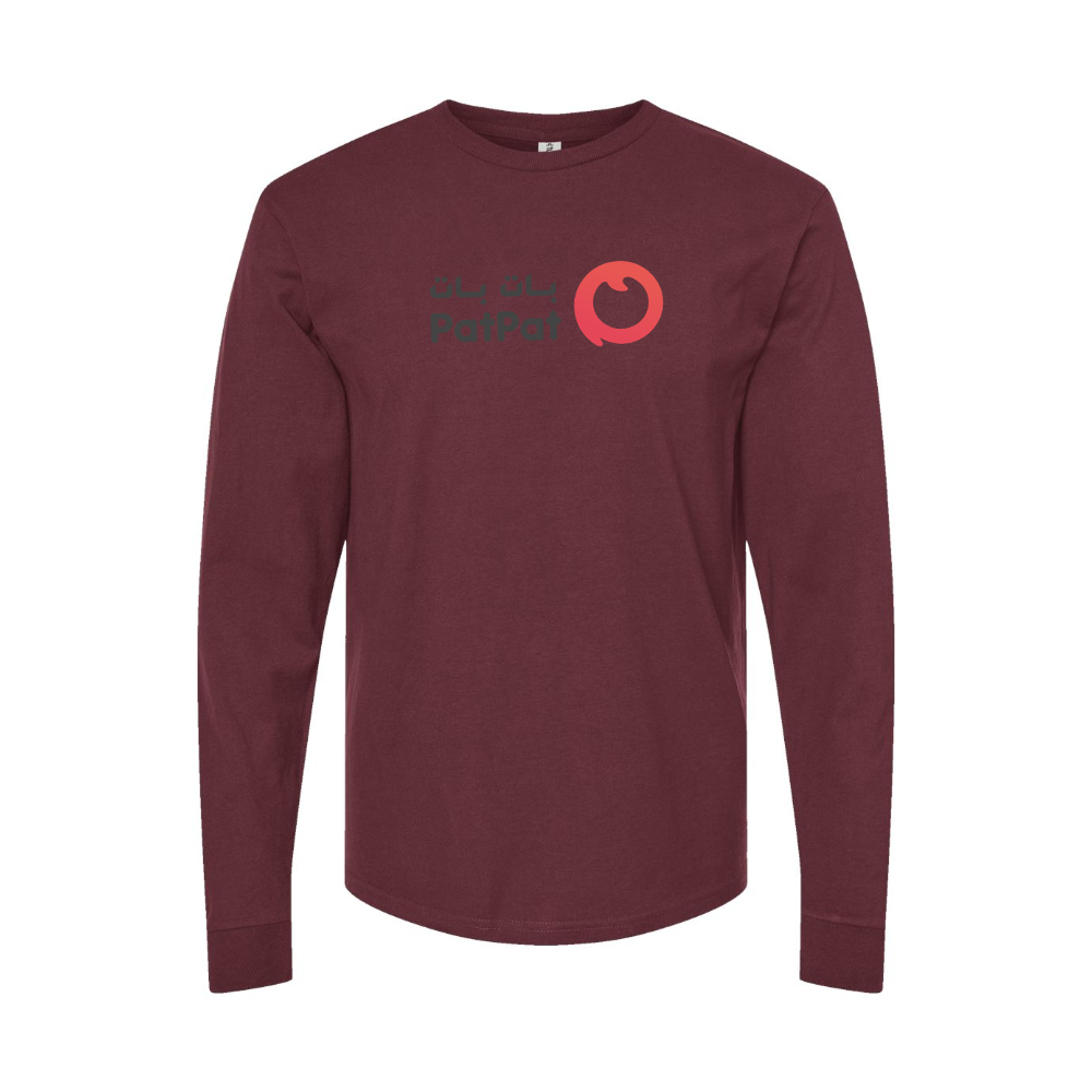 Men's PatPat Logo Long Sleeve T-Shirt