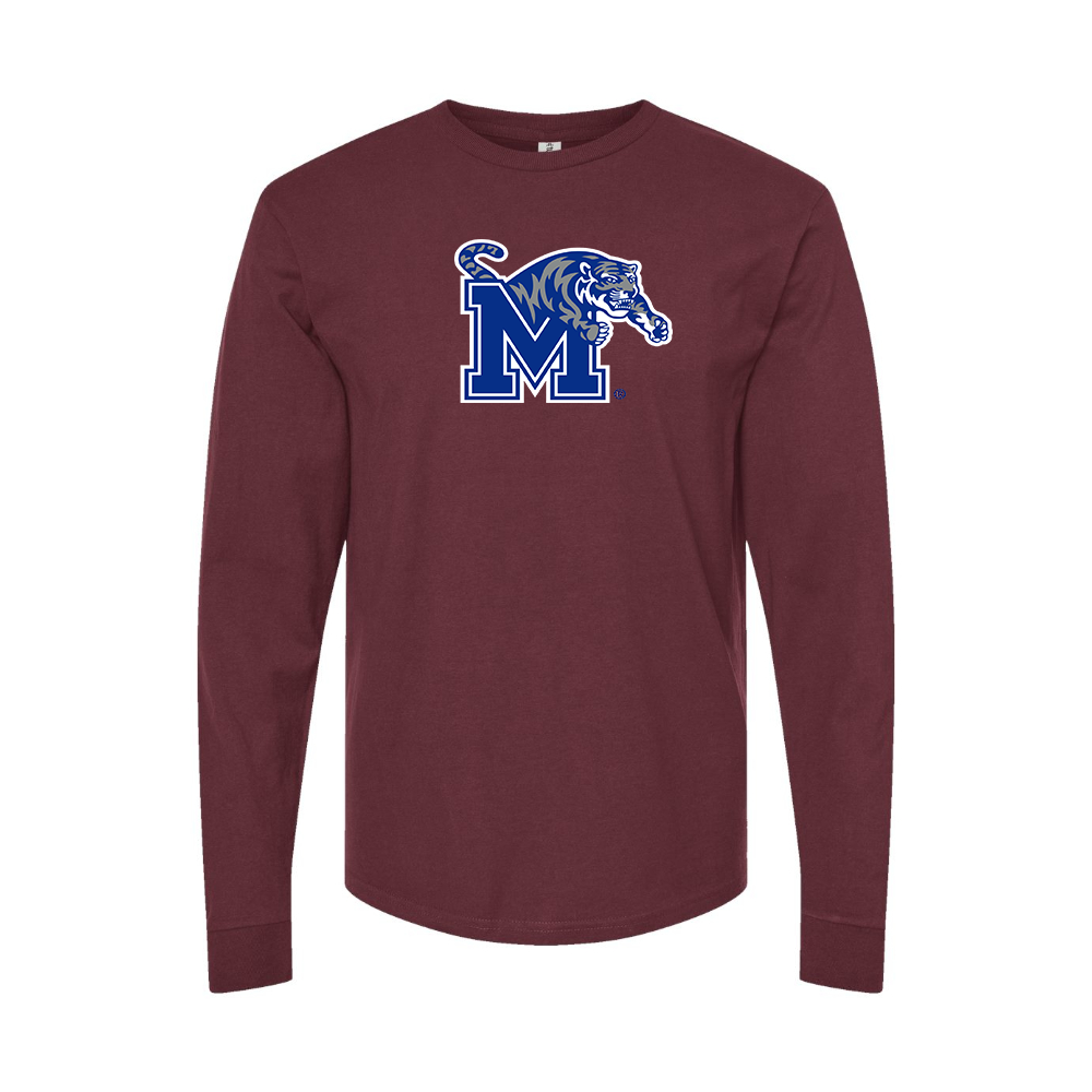Men's Memphis Tigers Logo Long Sleeve T-Shirt