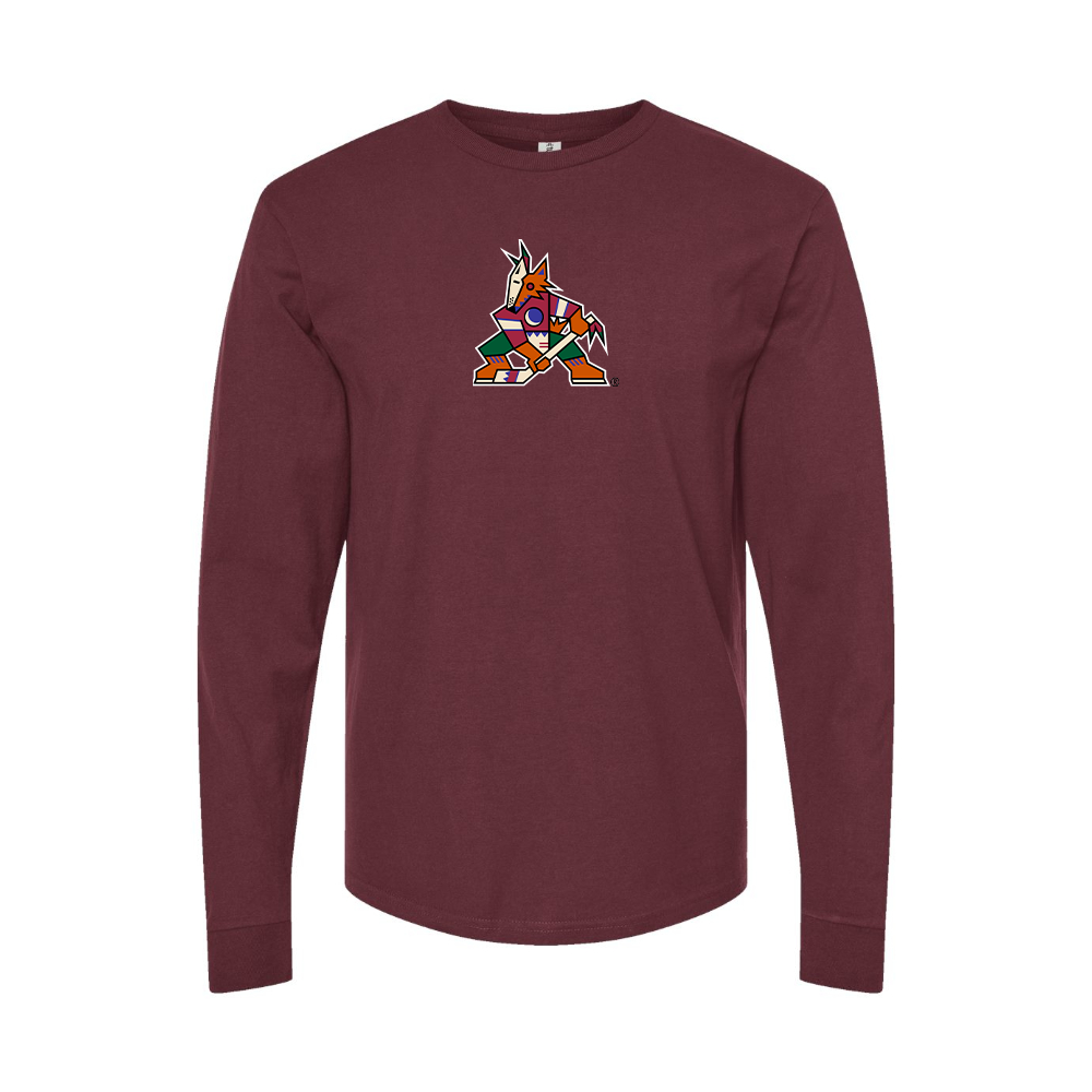 Men's Arizona Coyotes Logo Long Sleeve T-Shirt