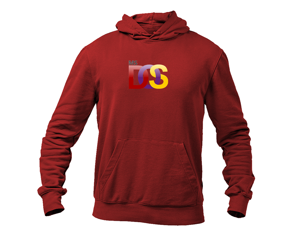 Men's MS DOS Logo  Pullover Hoodie