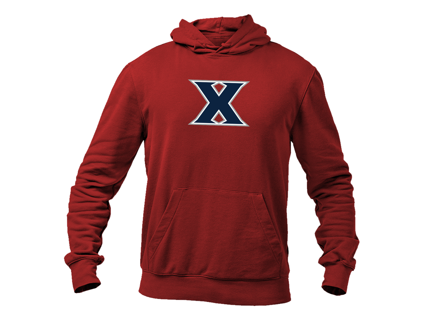 Men's Xavier Musketeers Gildan  Heavy Blend Hooded Sweatshirt