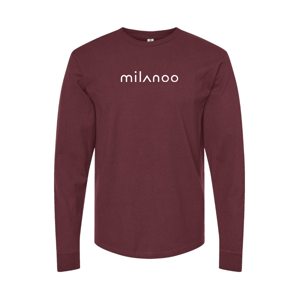 Men's Milanoo Logo Long Sleeve T-Shirt