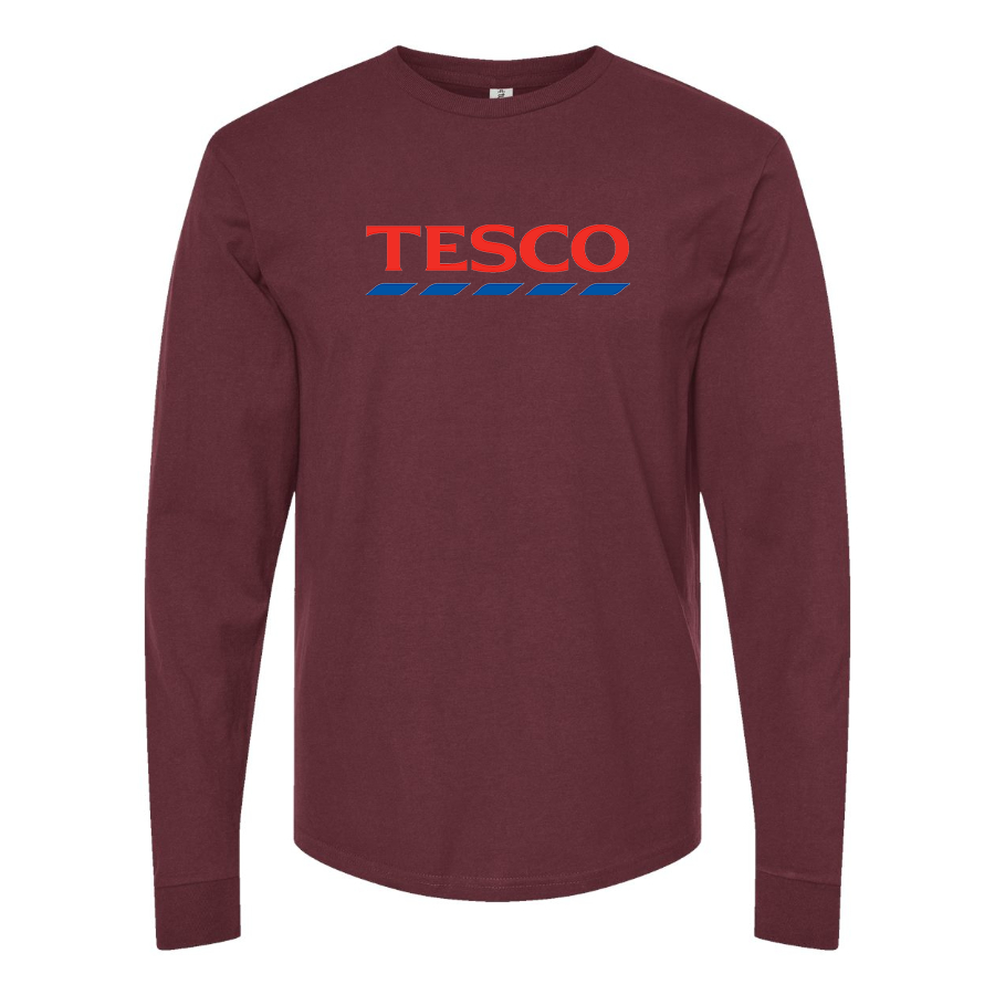 Men's Tesco Logo Long Sleeve T-Shirt