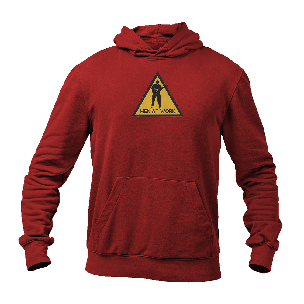 Men's Men at Work Logo  Pullover Hoodie