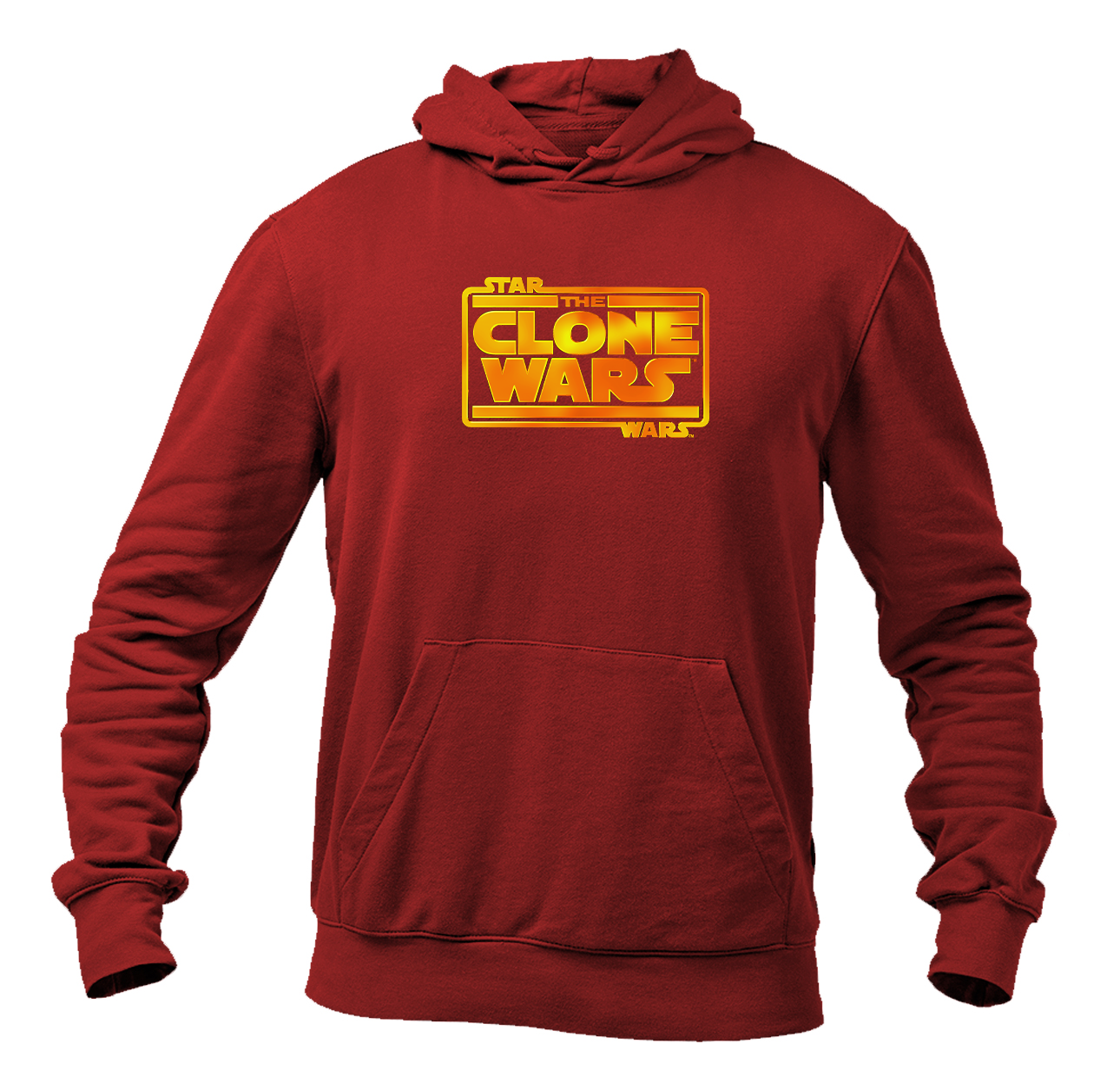 Men's The Clone wars Logo  Pullover Hoodie