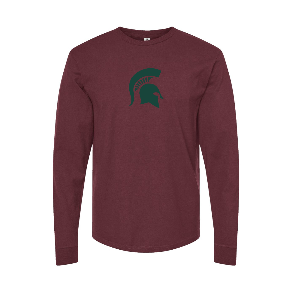 Men's Michigan State Spartans Logo Long Sleeve T-Shirt