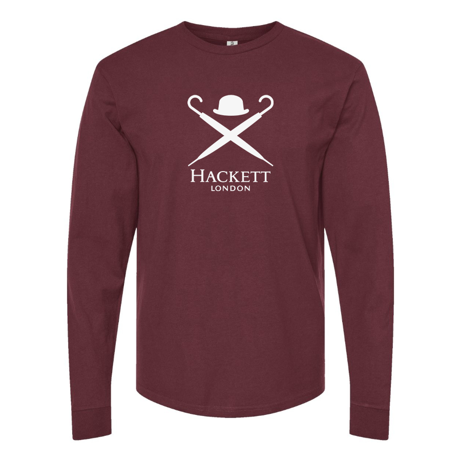 Men's Hackett London Logo Long Sleeve T-Shirt