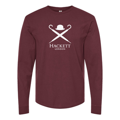 Men's Hackett London Logo Long Sleeve T-Shirt