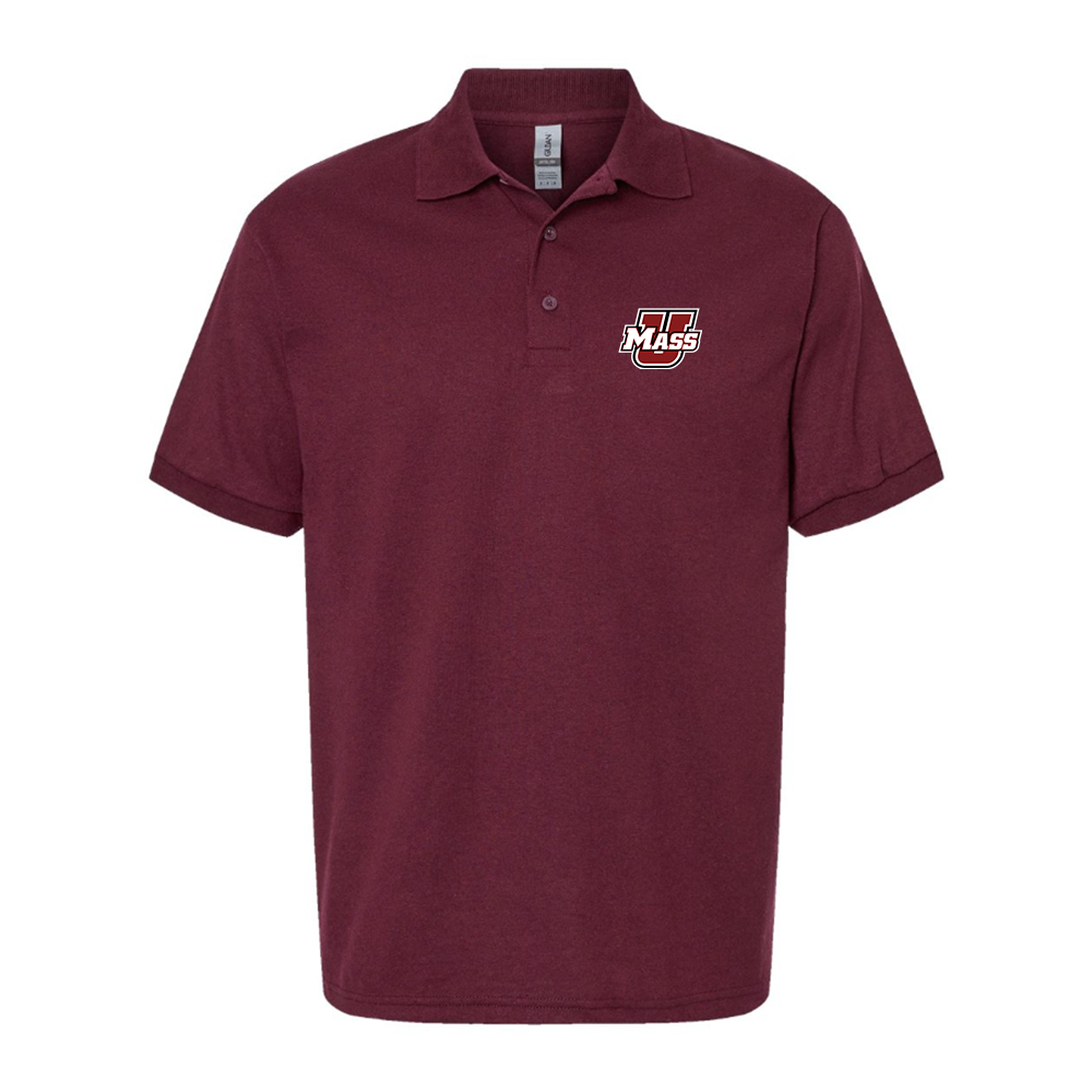 Men's Massachusetts Minutemen Logo Dry Blend Polo