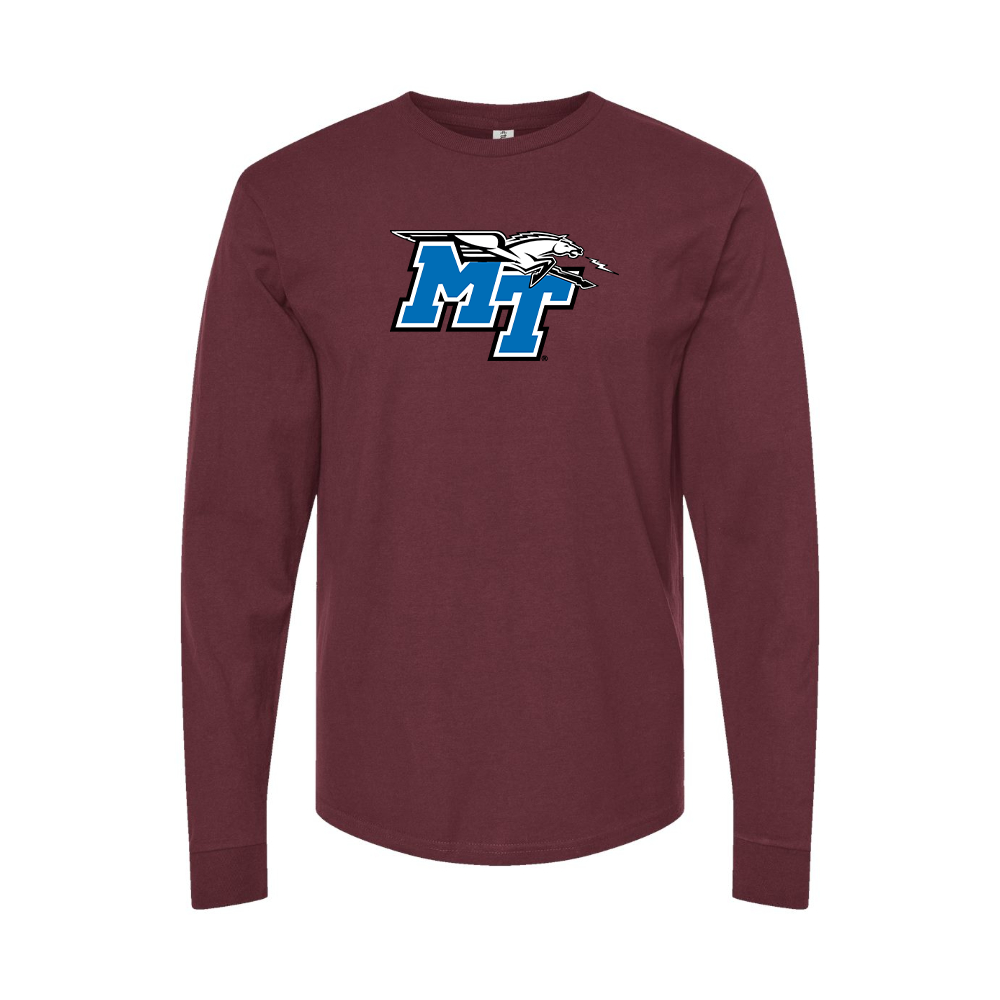 Men's Middle Tennessee Blue Raiders LogoLong Sleeve T-Shirt