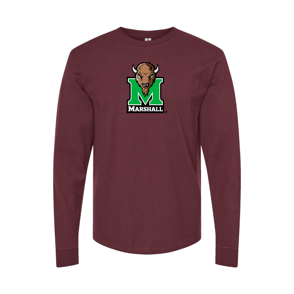Men's Marshall Thundering Herd Logo Long Sleeve T-Shirt
