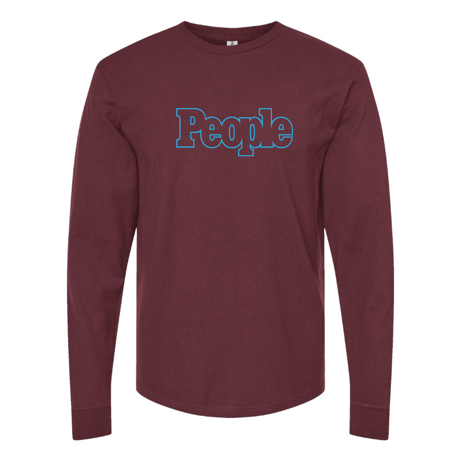 Men's People Magazine Logo Long Sleeve T-Shirt