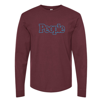 Men's People Magazine Logo Long Sleeve T-Shirt