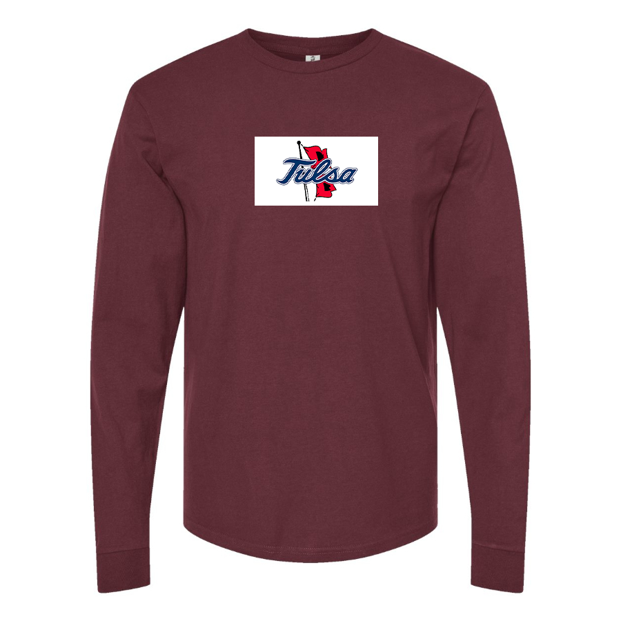 Men's Tulsa Golden Hurricane Logo Long Sleeve T-Shirt