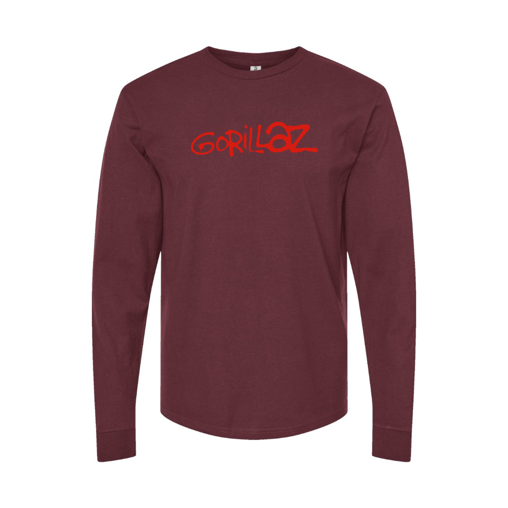 Men's Gorillaz Logo Long Sleeve T-Shirt