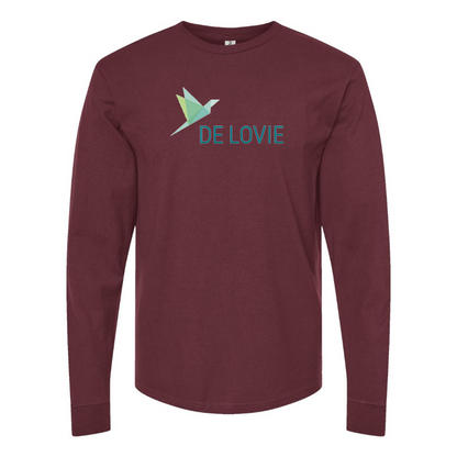 Men's De Lovie Logo Long Sleeve T-Shirt
