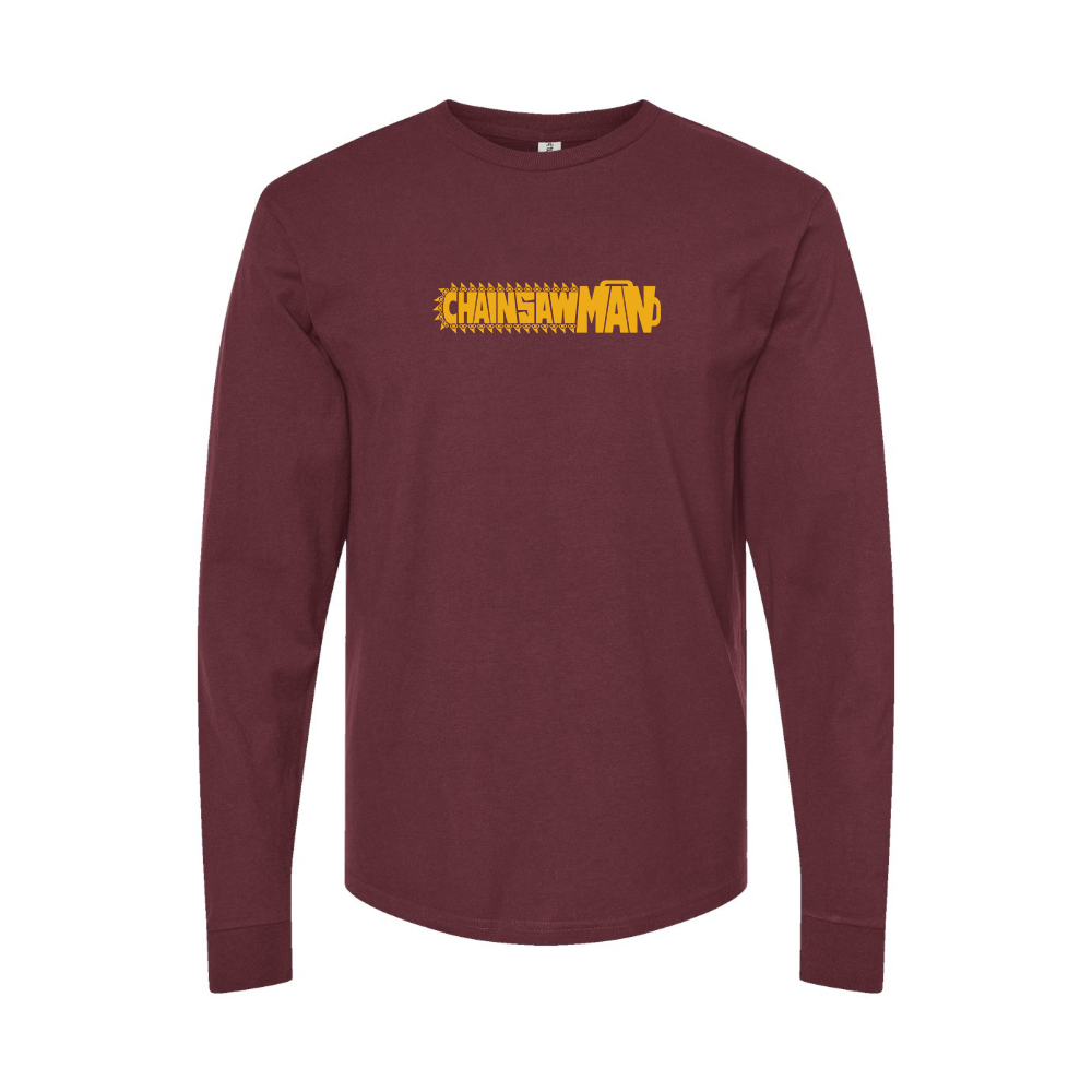 Men's Chainsaw Man Logo Long Sleeve T-Shirt