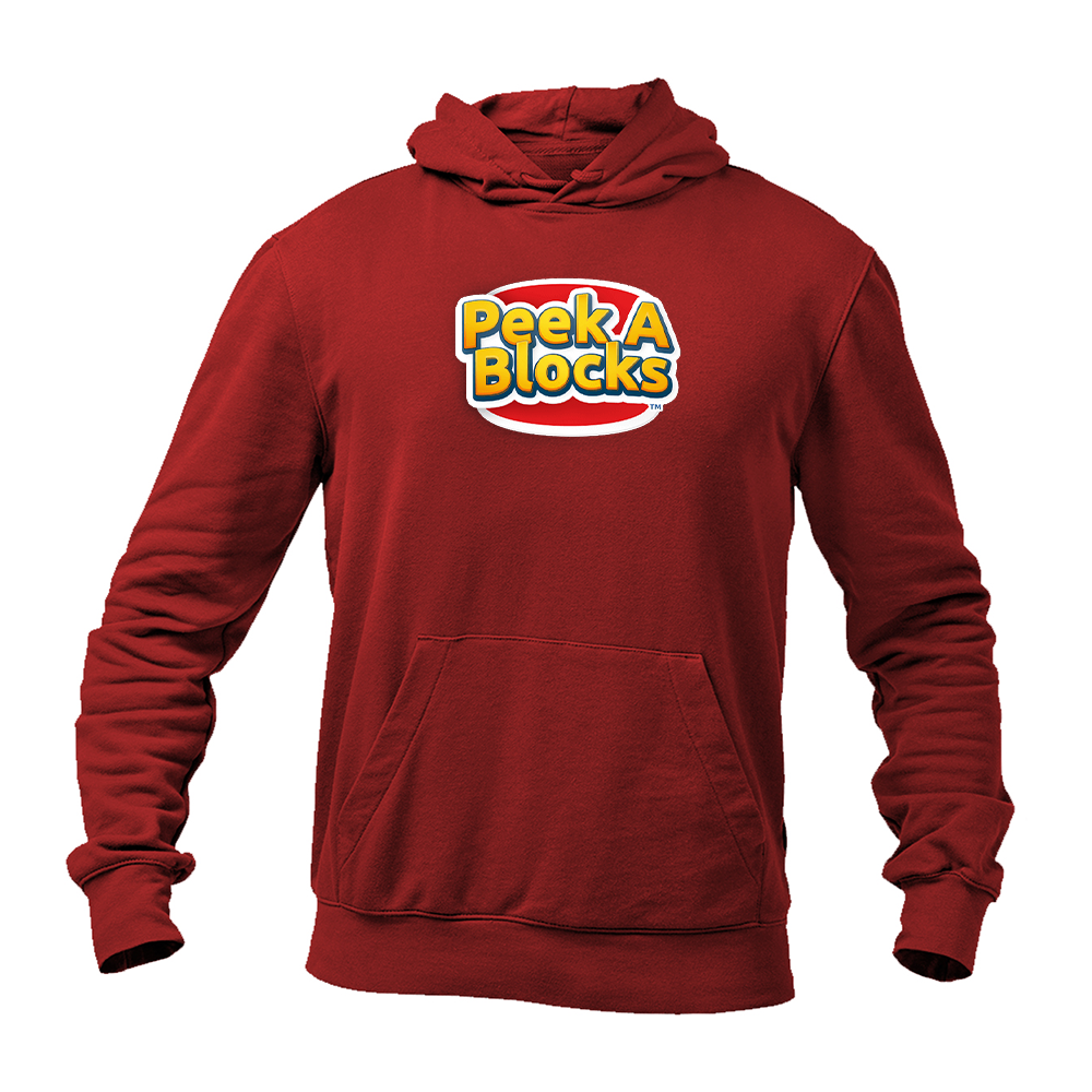 Men's Peek A Blocks Logo Pullover Hoodie