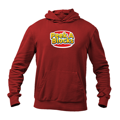 Men's Peek A Blocks Logo Pullover Hoodie