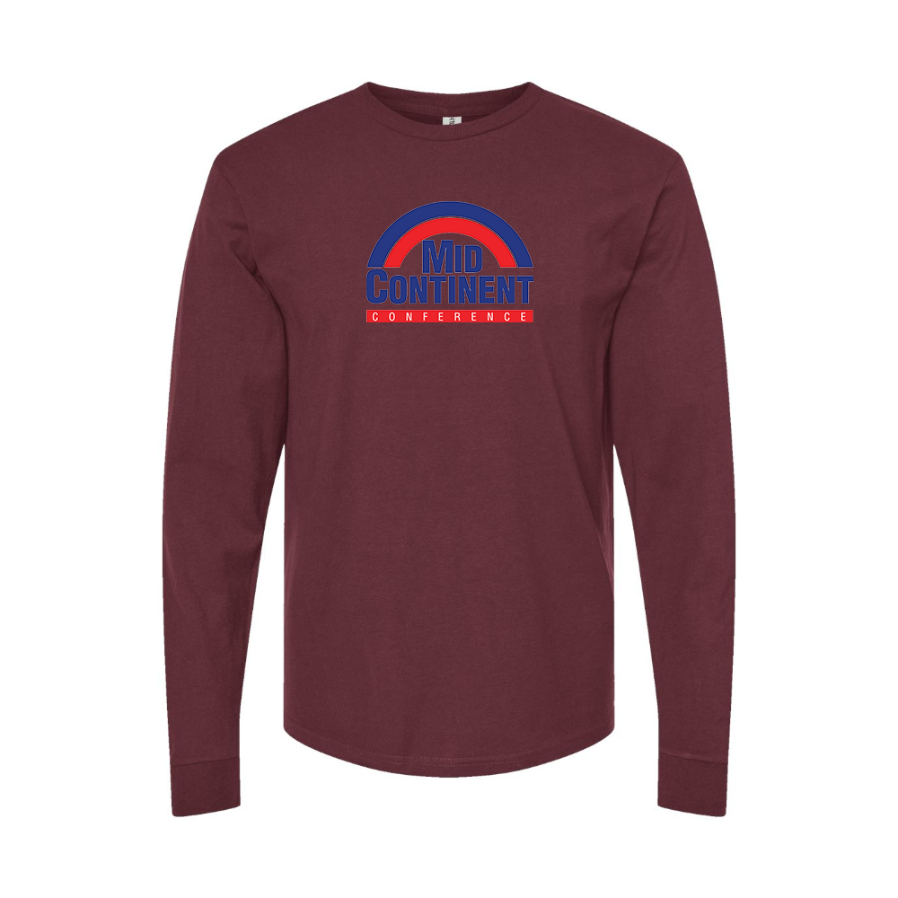 Men's Mid Continent Conference Logo Long Sleeve T-Shirt
