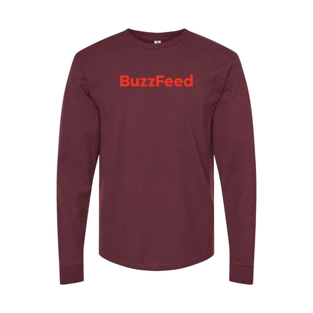 Men's BuzzFeed Logo Long Sleeve T-Shirt