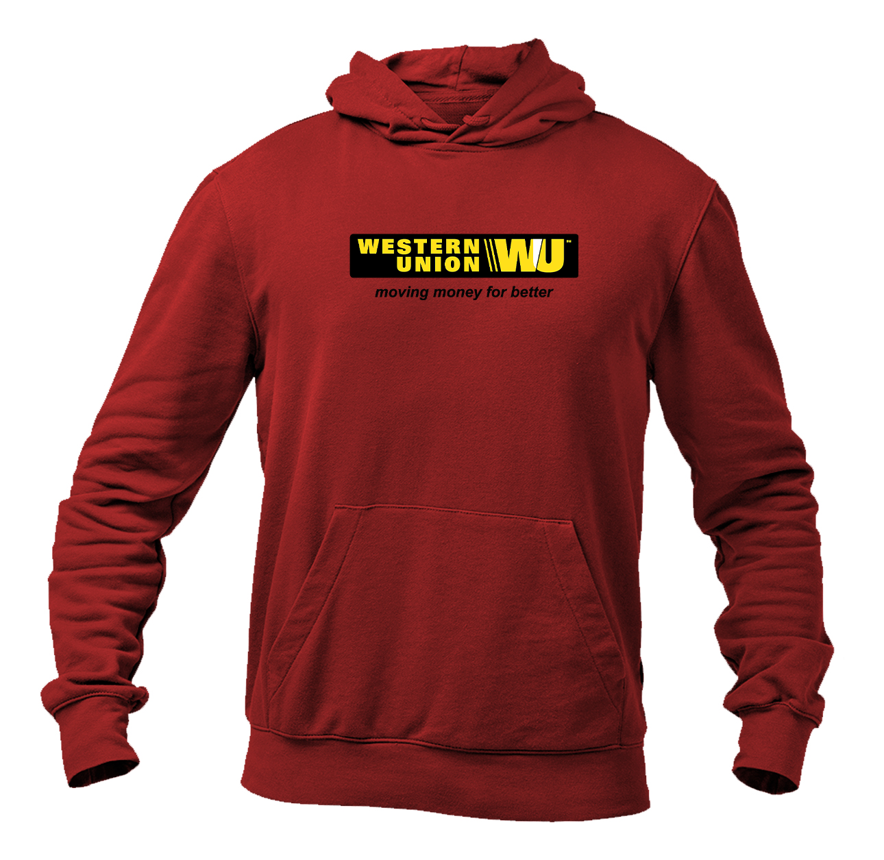 Men's Wastern Union Logo Pullover Hoodie