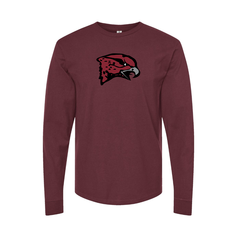 Men's Maryland Eastern Shore Hawks Logo Long Sleeve T-Shirt