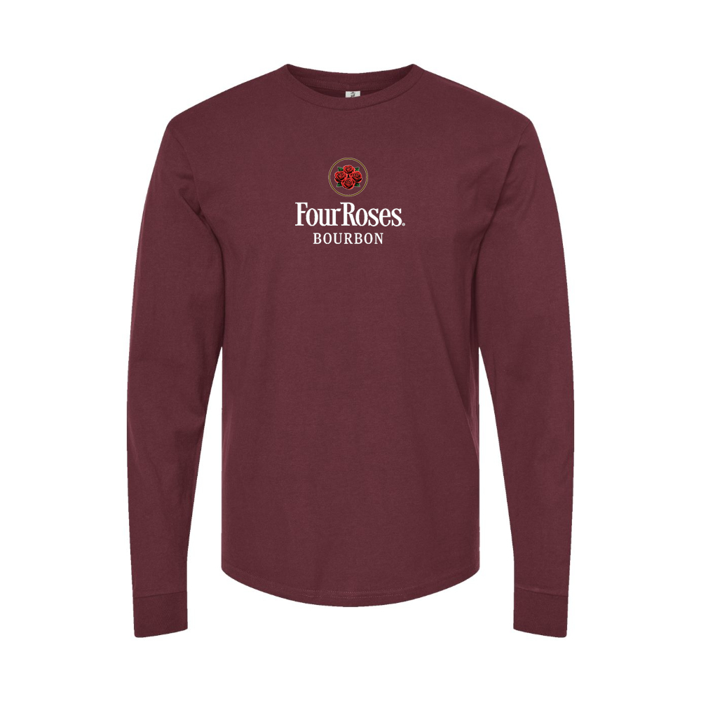 Men's Four Roses Logo Long Sleeve T-Shirt